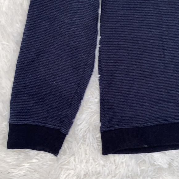 Ted Baker blue on blue collared button up sweatshirt - Picture 3 of 6